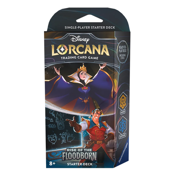 lorcana starter decks floodborn Disney Rise of the Deck: Amethyst and Steel Northwest Sportscards where adventure and strategy go hand in hand! Disney Lorcana - Rise Of