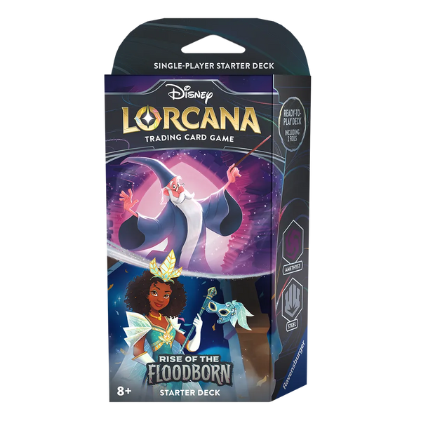 Disney Lorcana: Rise of the Floodborn Starter Deck [Amethyst & Steel]