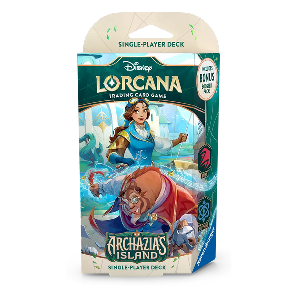 Archazia's Island Disney Lorcana Starter Deck Ruby & Sapphire Archazia's Island Disney Lorcana Starter Deck Ruby & Sapphire