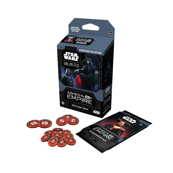 [PREORDER] Star Wars Unlimited: Ashes of the Empire Spotlight Deck [Emperor Palpatine]