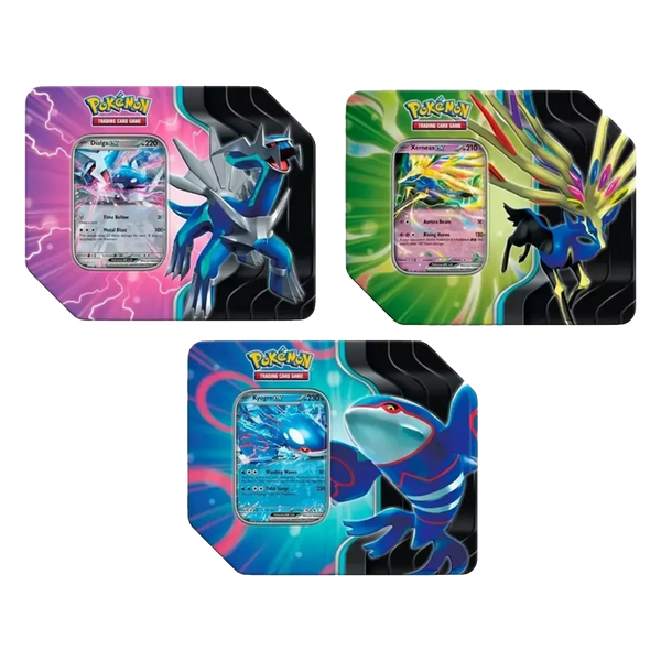 pokemon azure legends tin booster packs New Pokmon Tins Revealed! Brand New, EXclusive exs! Legends! (Pokemon TCG News) Legendary Pokmon are behind many of the mysteries of the Pokmon world Pokemon Azure Legends 3-Tin Lot