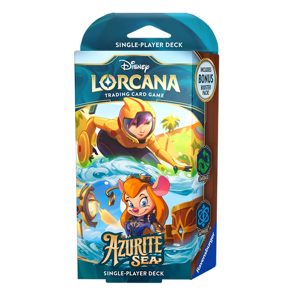 Disney Lorcana: Azurite Sea Starter Deck [Emerald & Sapphire]