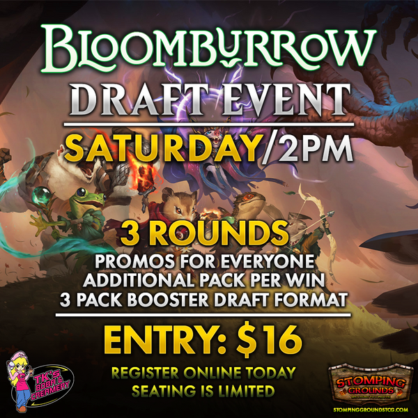 Magic: The Gathering - Bloomburrow Draft Event Entry (Hosted @ TK's Boba & Creamery)
