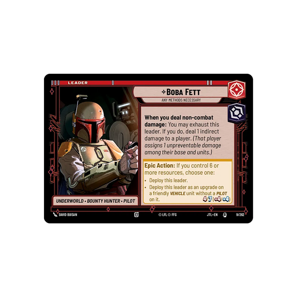 Star Wars Unlimited: Jump to Lightspeed Spotlight Deck [Boba Fett]