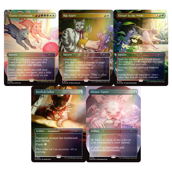 Secret Lair Drop - Cats Are Better Than Dogs [Rainbow Foil Edition]
