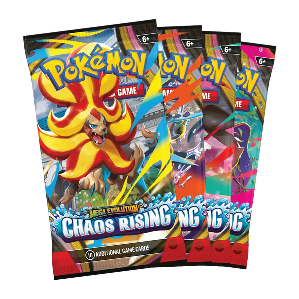 Mega Evolution: Chaos Rising - Booster Box Display
