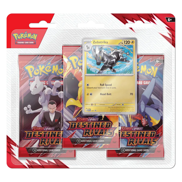 [PREORDER] Destined Rivals 3 Pack Blister [Zebstrika]