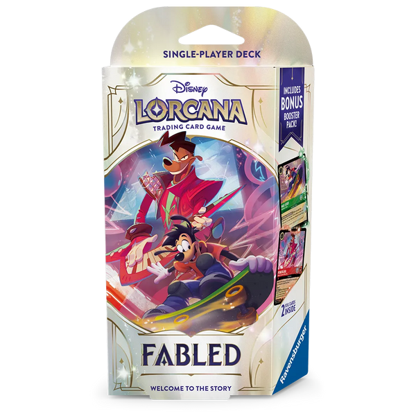 lorcana starting decks Disney Lorcana: Reign of Jafar Chapter 8 Starter Deck (Tiana and Bruno)