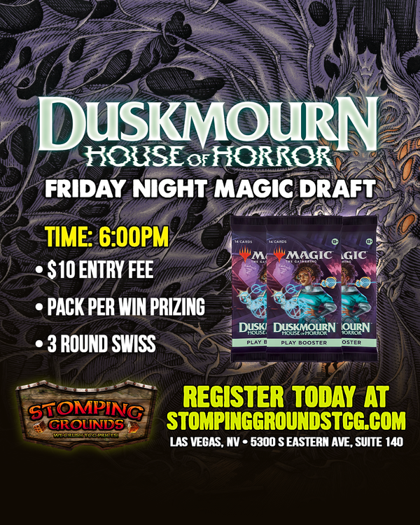 Magic: The Gathering - Duskmourn: House Of Horror FNM Draft Entry (June 12th @6pm)