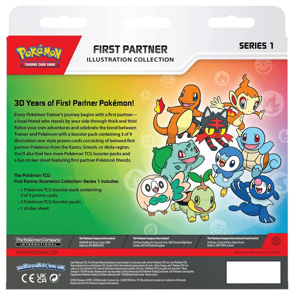 Pokémon: First Partner Illustration Collection [Series 1]