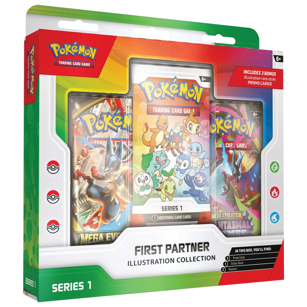 Pokémon: First Partner Illustration Collection [Series 1]