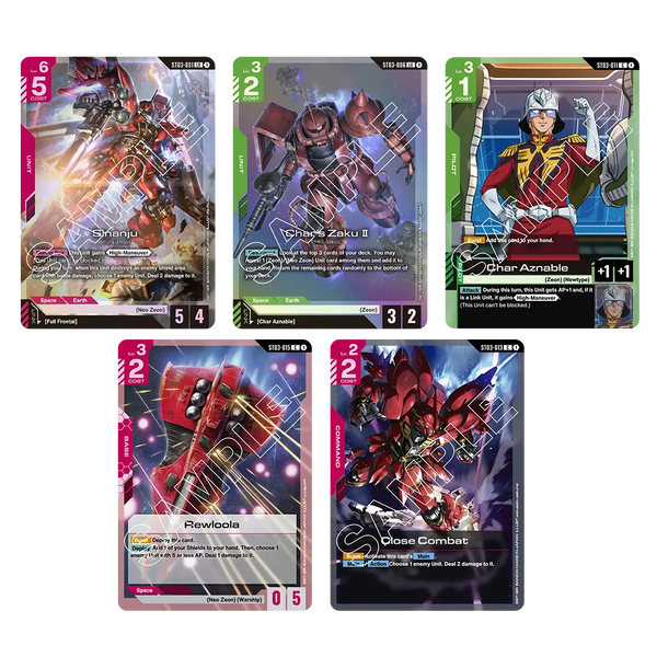 GUNDAM CARD GAME: STARTER DECK [ST03]