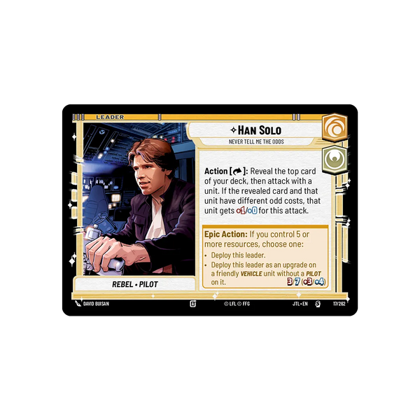 Star Wars Unlimited: Jump to Lightspeed Spotlight Deck [Han Solo]