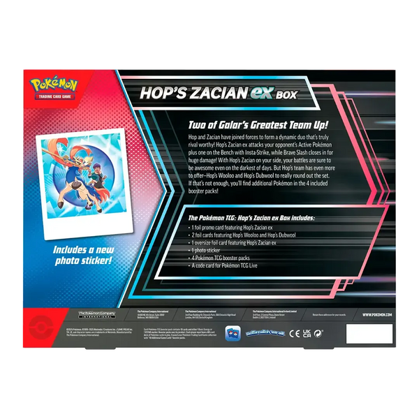 Pokemon: Hop's Zacian ex Box Pokemon: Hop's Zacian ex Box