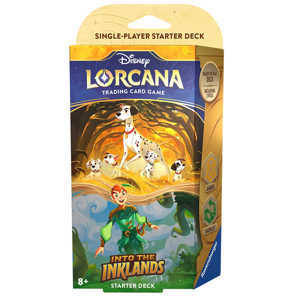 lorcana into the inklands starter decks Disney Lorcana: Deck Display (8 decks) Each deck has 60 cards and features two ink colors with distinct play styles Disney Lorcana Trading Card Game: