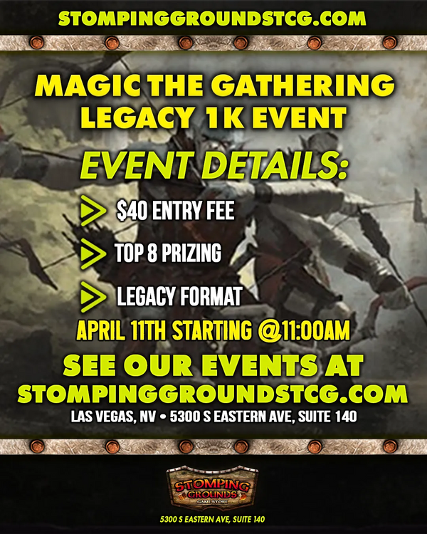Magic: The Gathering - Legacy 1K Event Entry
