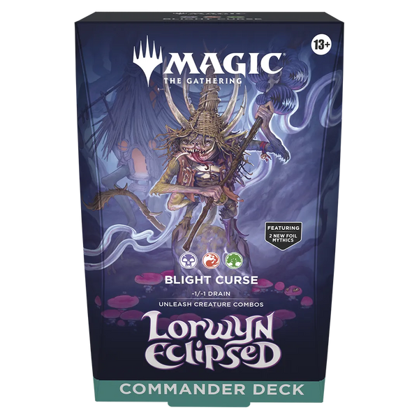 Magic: The Gathering Lorwyn Eclipsed Assorted Blind Commander Deck Magic: The Gathering Lorwyn Eclipsed Assorted Blind Commander Deck
