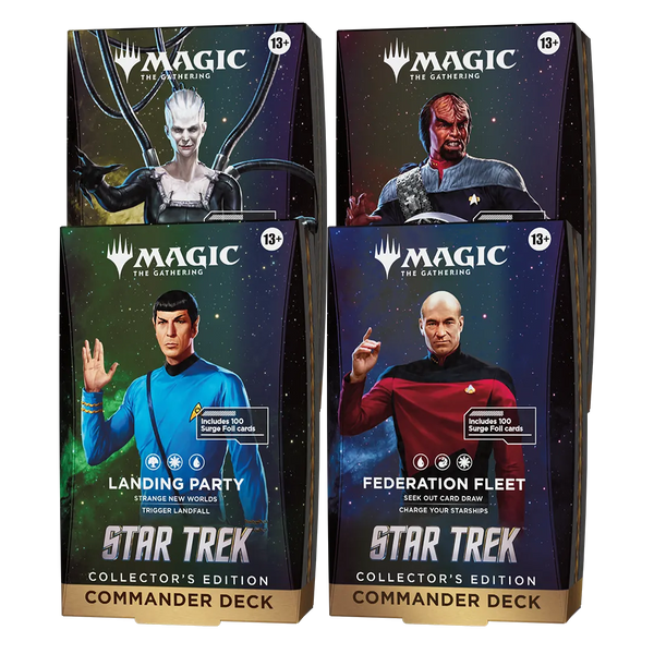 [PREORDER] Magic: The Gathering - Star Trek Collector's Commander Decks [Set of 4]