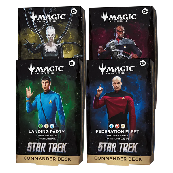 [PREORDER] Magic: The Gathering - Star Trek Commander Decks [Set of 4]