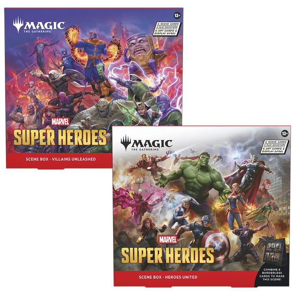 [PREORDER] Magic: The Gathering - Marvel Super Heroes Scene Boxes [Set of 2]