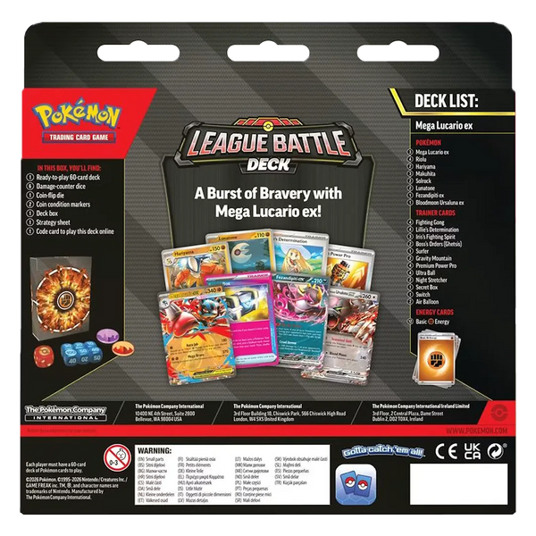 Mega Lucario ex League Battle Deck