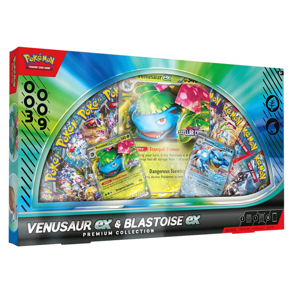 Pokemon: Venusaur Ex & Blastoise EX Premium Collection
