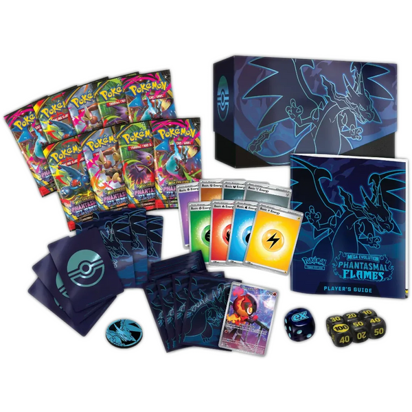 Mega Evolution: Phantasmal Flames Elite Trainer Box Mega Evolution: Phantasmal Flames Elite Trainer Box