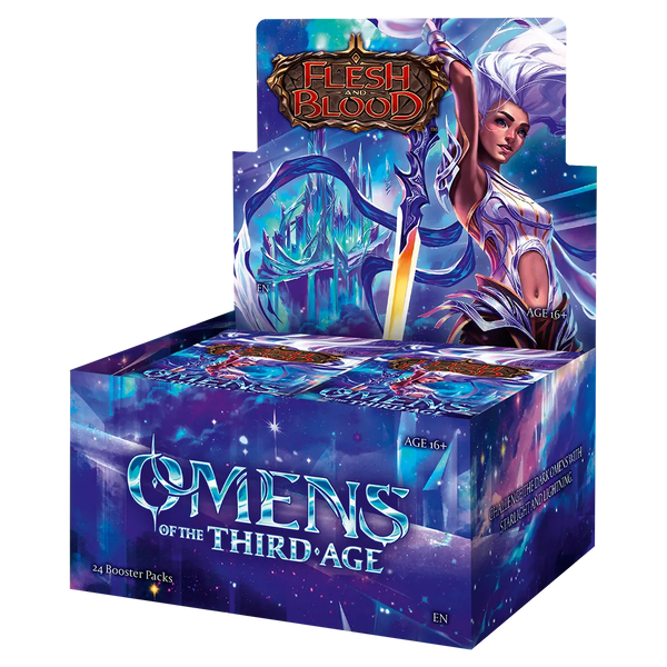 moon priestess returns booster box Flesh and Blood TCG: Omens of the Third Age Booster Box