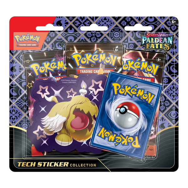 Scarlet & Violet: Paldean Fates - Tech Sticker Collection [Set of 3]