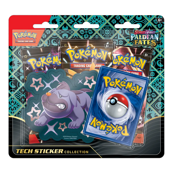 Scarlet & Violet: Paldean Fates - Tech Sticker Collection [Set of 3]