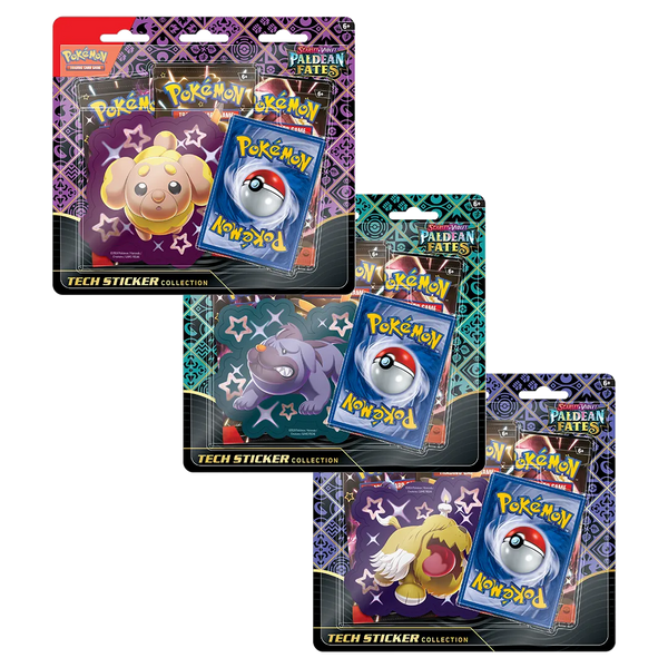 Scarlet & Violet: Paldean Fates - Tech Sticker Collection [Set of 3]