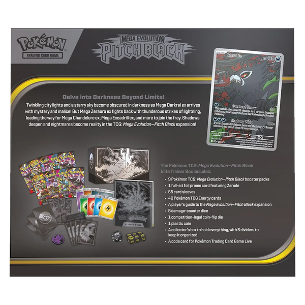pokemon trading card game mega evolution elite trainer box Mega Evolution: Pitch Black