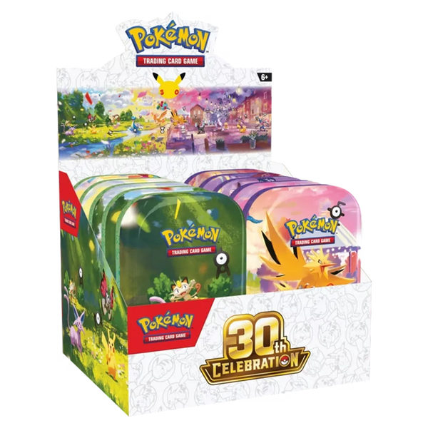 Pokémon: 30th Celebration - Mini Tin Display