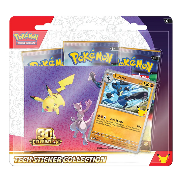 [PREORDER] 30th Celebration - Alolan Exeggutor & Lucario Tech Sticker Collection [Set of 2]
