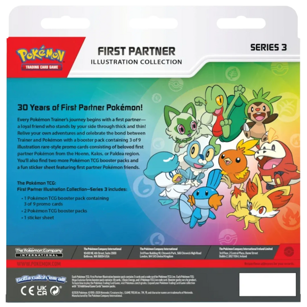 Pokémon: First Partner Illustration Collection [Series 3]