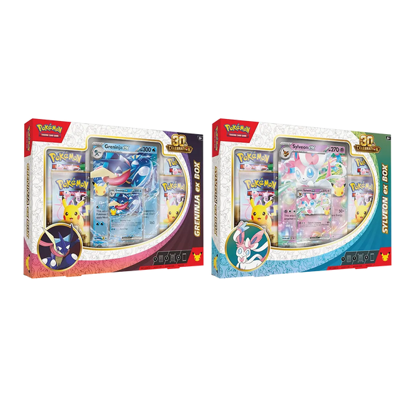 [PREORDER] 30th Celebration - Greninja & Sylveon ex Box [Set of 2]