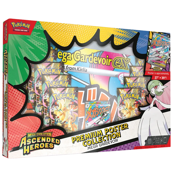 [PREORDER] Pokémon - Mega Evolution: Ascended Heroes - Premium Poster Collection Mega Lucario & Mega Gardevoir [Set Of 2]