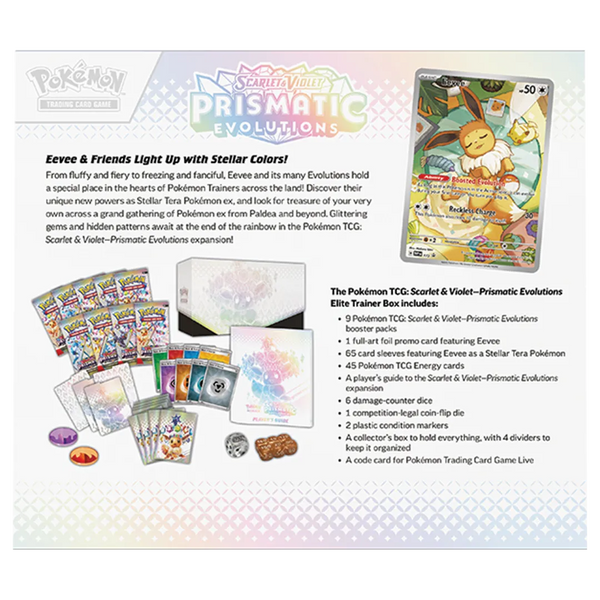 pokemon eevee prismatic booster box Scarlet & Violet: Prismatic Evolutions