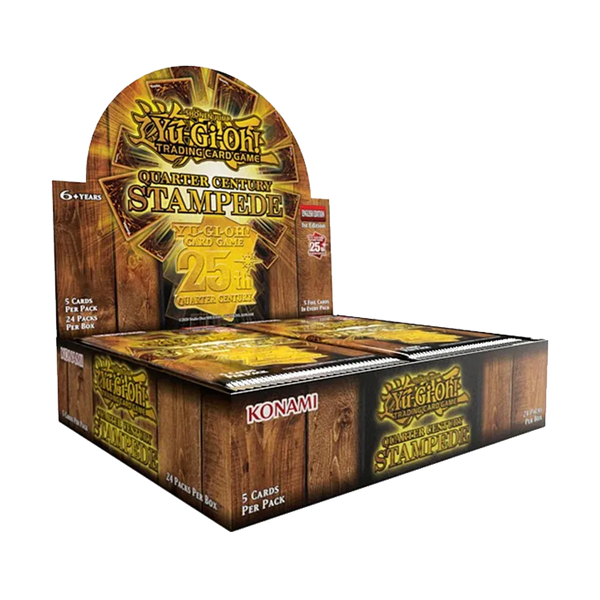 Quarter Century Stampede Booster Box Display