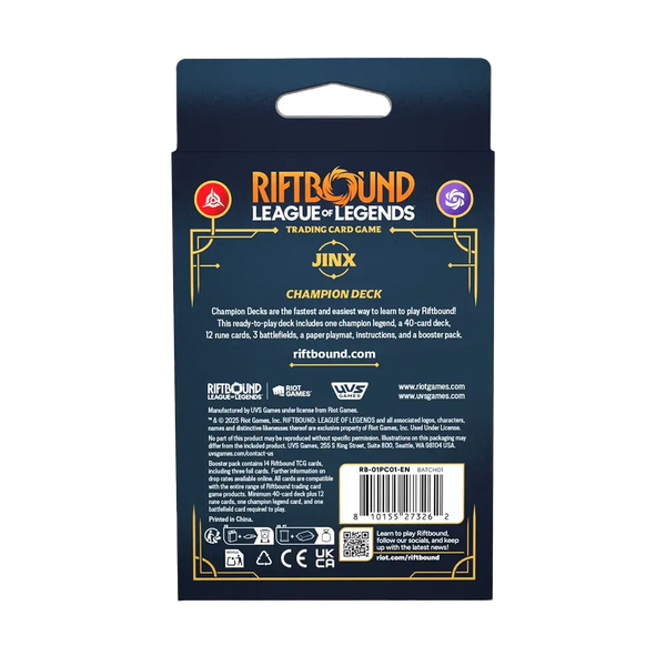 riftbound card back Riftbound: League of Legends TCG