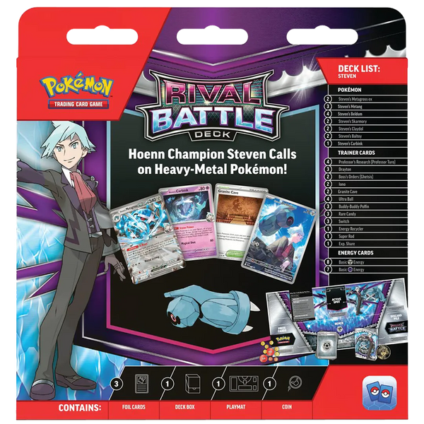 [PREORDER] Pokemon Rival Battle Deck Steven