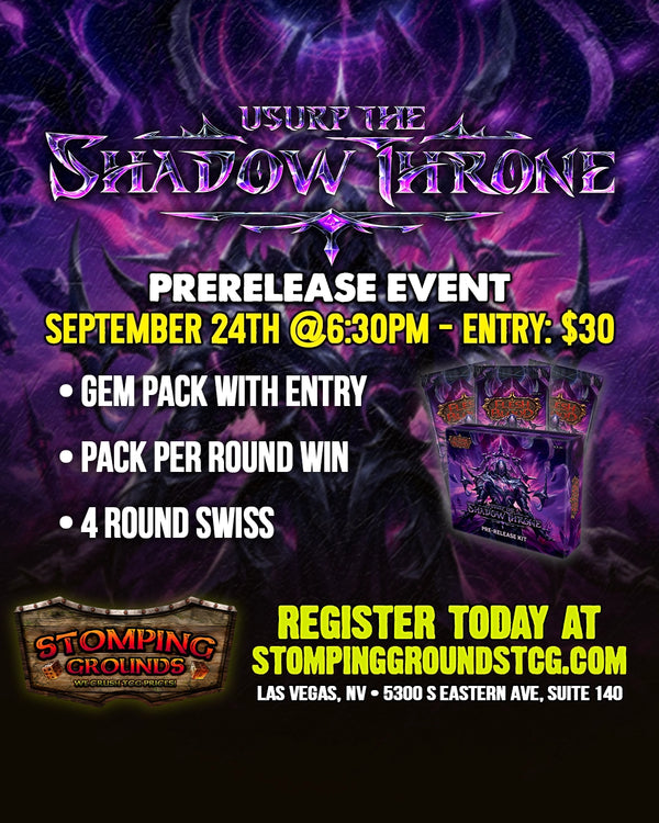 Flesh & Blood: Usurp The Shadow Throne Prerelease Event Entry 9/24