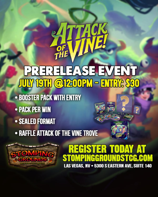 Disney Lorcana: Attack of the Vine! Prerelease Event