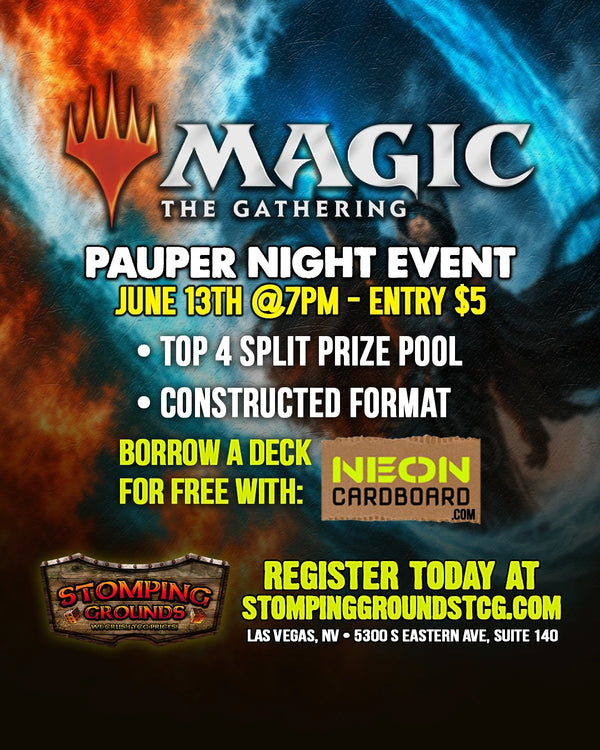 Magic: The Gathering - Pauper Night Event Entry
