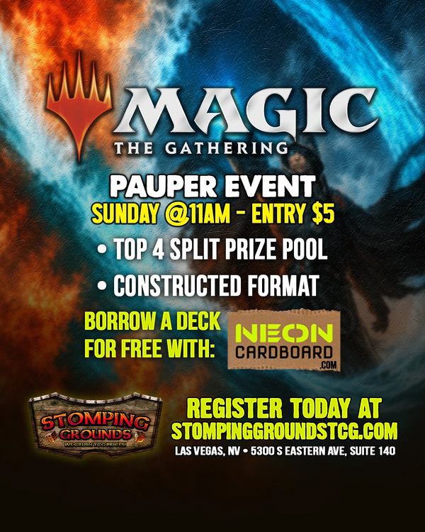 Magic: The Gathering - Pauper Event Entry 9/20