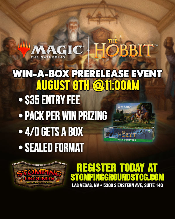 Magic: The Gathering - The Hobbit Win-A-Box Prerelease Event (August 8th @11:00am)