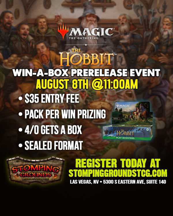 Magic: The Gathering - The Hobbit Win-A-Box Prerelease Event (August 8th @11:00am)