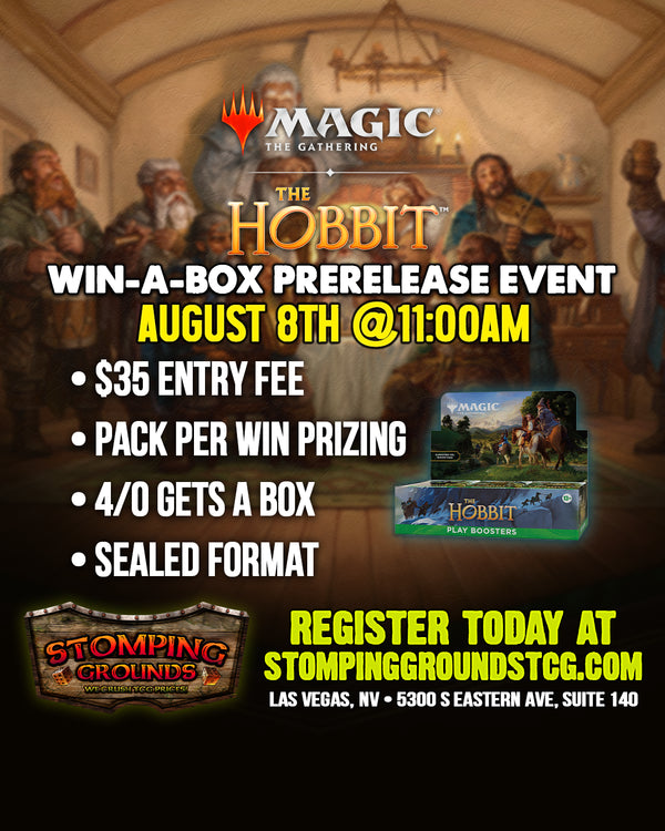 Magic: The Gathering - The Hobbit Win-A-Box Prerelease Event (August 8th @11:00am)