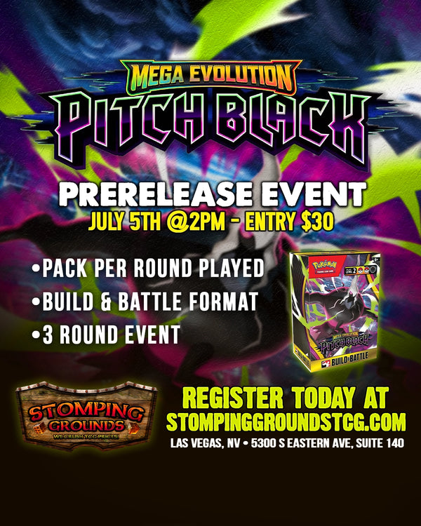 Pokemon: Mega Evolution: Pitch Black Prerelease Event