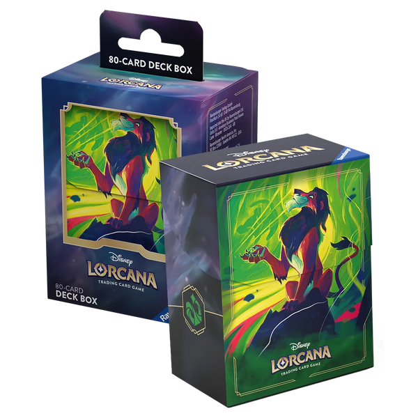 lorcana 80 card deck box Disney Lorcana: Official Art Deck Boxes